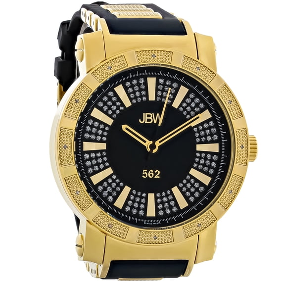 Men's JB-6225-J 562 0.12 ctw 18k gold-plated stainless-steel Diamond Watch