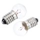 thumbnail image 1 of Uxcell 1"x0.6" 6.2V E10 Mini Bombillas Incandescentes Metal Plata 10Pcs, 1 of 6