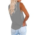 thumbnail image 1 of Camiseta sin mangas, camiseta sin mangas para mujer Camiseta sin mangas con cuello en V para mujer Camiseta sin mangas para mujer Fiable y duradera, 1 of 4