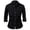 Black, variant on Mens Cotton Denim Shacket Classic Button Down Chambray Shirt Long Sleeve Workwear Top for Outdoor Travel Daily Wear Chest Pocket, Green, XXL