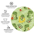 thumbnail image 4 of Bingfone Vintage Cute Dinosaurs Cartoon Leather Drinks Coasters With Set Of 6,Suitable For Home Kitchen,Coffee Cup Coasters Home Gift, 4 of 9