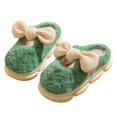 thumbnail image 3 of Vedolay Women's Shoe Winter Indoor Outdoor Slippers Plush House Shoes Green,37, 3 of 4