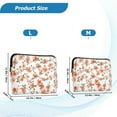 thumbnail image 4 of FORMRS 13-13.3 inch Laptop Sleeve Case Soft Carrying Quilted Computer Bag Cover, Small Floral Blooms, 4 of 7