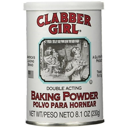 (3 Pack) Clabber Girl Double Acting Baking Powder, 8.1