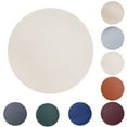 thumbnail image 3 of Coofit 6PCS Faux Leather Coaster Waterproof Heat Resistant Round Cup Coaster Cup Mat, 3 of 10