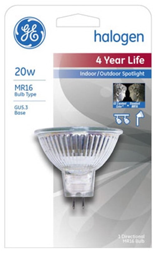 G E LIGHTING 20-Watt Halogen Quartz Floodlight Bulb