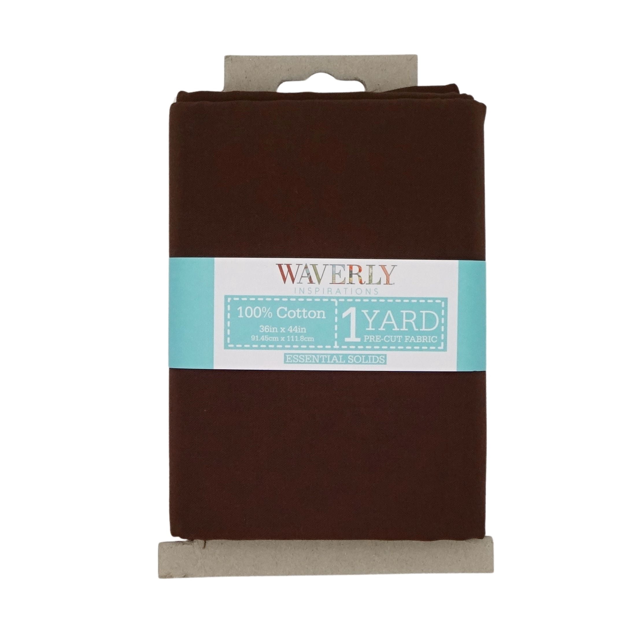 Waverly Inspirations 1 Yard Cut 100% Cotton Solid Fabric, Truffle, 44" Wide for Quilting & Sewing