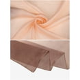thumbnail image 4 of INSPIRE CHIC Women Gradient Colorful Square Satin Scarves 35" Large Silky Hair Wrap Bandana Gradient Coffee 35.4x35.4", 4 of 6