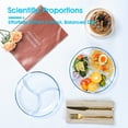 thumbnail image 4 of NUTRIUPS 9 Inch Round Divided Plates for Adults 2-Pack, 4 of 7