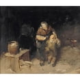 thumbnail image 3 of Wilhelm Busch 23x20 Black Modern Framed Museum Art Print Titled - Small but Stubborn (circa 1875), 3 of 5