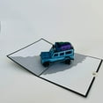 thumbnail image 4 of Adventure on Wheels WOWPOP CARD - 3D Pop Up Card for Birthday, Travel Gift, Handmade Laser Cut Greeting Card, Greeting Card for all Occasions, Congratulations, Birthday, Thank you, Baby, Anniversary, 4 of 7