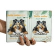 thumbnail image 3 of Shetland Sheepdog Sheltie Mother Book Lover Happy Mother's Day Travel Passport Wallet Sheltie Dog Lover Gifts PU Leather Passport Holder Cover - 03004, 3 of 5