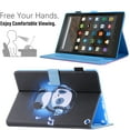 thumbnail image 6 of Allytech Fire 7 2022 Case, Fire 7 12th Gen Case, Slim Fit Folio Flip Cover Auto Sleep Wake Protective Shockproof Pencil Hoder Case Shell for Aamzon Fire 7 12th Gen 2022 - Music Panda, 6 of 6