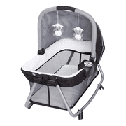 Baby Trend Retreat Twins Nursery Center, Quarry - Twin Playard with 2 Bassinets, Changing Table, and Music Center