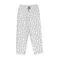 thumbnail image 4 of Xecao Cute Rabbit Women's Straight Lounge Pajama Pants: The Epitome of Relaxed Sleepwear, 4 of 9