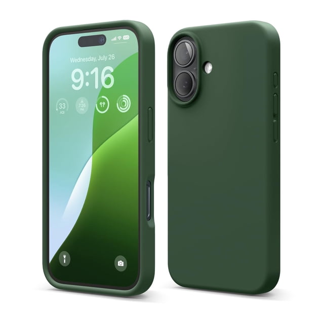 Funda de teléfono Elago compatible con iPhone 16, silicona líquida