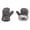 Gray-M, variant on Fleece Mittens for Kids Winter Warm Gloves Thick Liner Gloves Windproof Skiing Mittens for Children Outdoor Activity