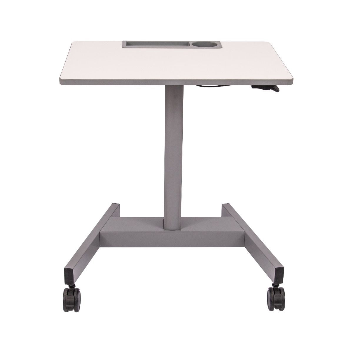 Luxor 626-STUDENT-P44" Student Pneumatic Height Adjustable Desk - Gray