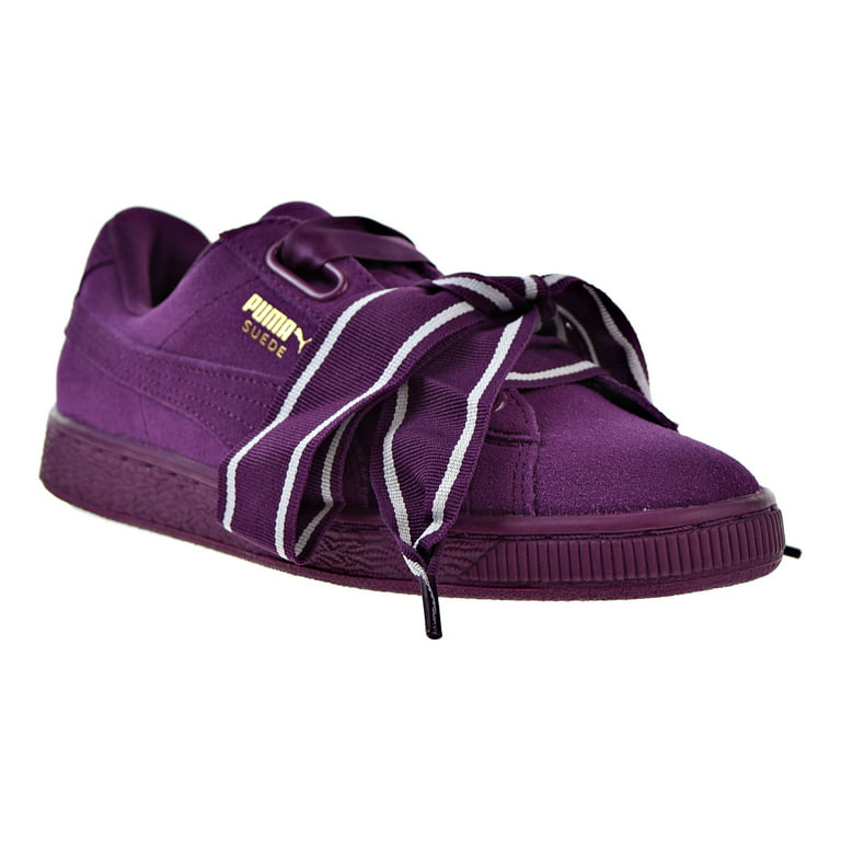 Interpreteren vooroordeel Zijn bekend Puma Suede Heart Satin II Women's Shoes Dark Purple/Dark Purple 364084-02 -  Walmart.com