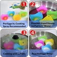 thumbnail image 4 of Egg Poacher – Silicone Poaching Cups with Ring Standers, For Microwave or Stovetop Cooking, Kraft Box Packing, BPA Free, Pack of 4, 4 of 4