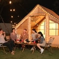 thumbnail image 2 of Vebreda 6-Person Inflatable Camping Tent with Pump, Waterproof Family Tent for Outdoor Camping, Hiking & Travel, Beige, 2 of 7