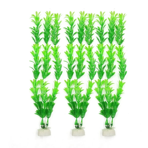 REGALWOVEN Landscape 3 Pcs Green Artificial Rotala Rotundifolia Plant for Betta Tank