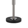 thumbnail image 4 of Kio 23 Inch Table Lamp, Modern Tiffany Style Stained Glass, Silver Metal, 4 of 6
