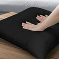 thumbnail image 4 of PEKUR18x18 Black Throw Pillow Inserts (Set of 2) – Decorative Pillows for Bed & Couch, 4 of 7