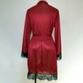 thumbnail image 4 of Askfv Women's Nightgowns Plus Size Sleepshirts Bath Lace Up Sleepwear Nightwear, 4 of 7