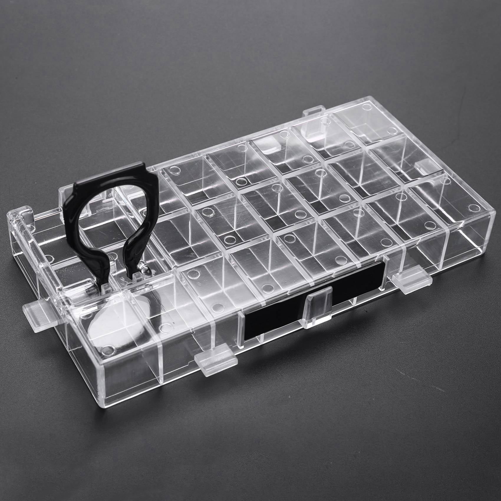 2X 24-Well Airtight Leak Watercolor Paint Palette Box for Watercolors Half Pans, Acrylic, Gouache and Oil Paint
