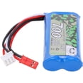 thumbnail image 1 of HAOX RC Lipo Battery, High Performance Large Capacity 7.4V 700mAh Lipo Battery for SCX24 for 1/24 RC Car, Rechargeable Li-ion Battery, RC Boat Accessories Ship Lithium Battery, 1 of 1