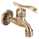 thumbnail image 1 of Grifo decorativo para manguera de agua, núcleo de latón macizo para una durabilidad inigualable, grifo de agua montado en la pared con acabado de latón antiguo que ofrece una combinación de belleza y, 1 of 5