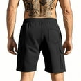 thumbnail image 6 of Dolkfu Summer Shorts for Men Cargo Drawstring Athletic Shorts Fleece Lined Elastic Waist 7 Inch Inseam Shorts Men L, 6 of 9
