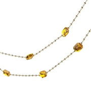 6' Regal Gold Jewel and Beaded Christmas Garland