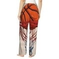thumbnail image 2 of Bixox Women's Basketball Shot Patterned Pajama Pants Loungewear, 2 of 5
