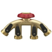 Nelson Sprinkler 50546 Brass 4 Outlet Faucet Manifold
