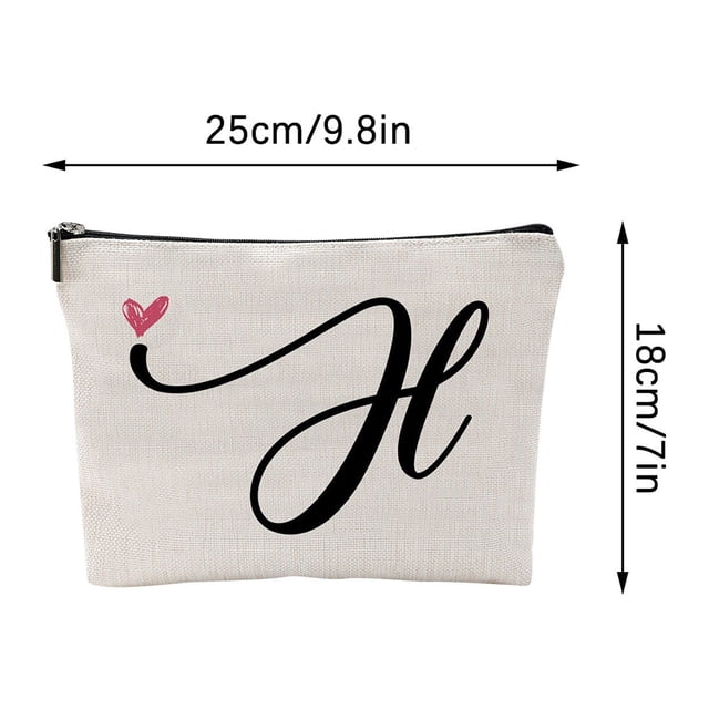 Gifts for Girlfriend,Makeup Case Toiletry Bag with You Send Love Message, Friend Presentation