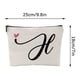 thumbnail image 2 of Bolsa de maquillaje You Send Love: estuche organizador de artículos de tocador de viaje con cierre de cremallera, ideal para guardar cosméticos para mujeres y amigas, regalo perfecto para viajes y, 2 of 5