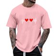 thumbnail image 1 of Tops para hombre, blusas y camisas de manga corta con cuello redondo para hombre, camisetas casuales con estampado de moda para hombre, blusa de manga corta, blusa de poliéster para hombre., 1 of 4