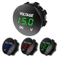 thumbnail image 3 of HLONK Car Marine Motorcycle LED Digital Volt Tester Meter Voltage Battery Gauge, 3 of 7