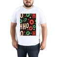 thumbnail image 5 of Summer Short Sleeve Tops Crew Neck Shirts For Women LetterPlus Size Tee Shirts, 5 of 5