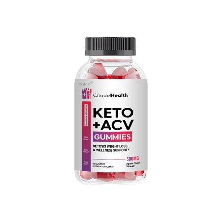 (Single, 60 Gummies) Citadel Health Gummies - Citadel Health Keto Apple Cider Vinegar Gummies