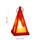 thumbnail image 3 of Luz ambiental de vela electrónica | Mini lámpara de aceite sin llama luz nocturna | Decoración festiva | Funciona con pilas | Brillo suave y cálido | Linterna de plástico portátil | 8x4.4cm | Bronce, 3 of 6