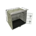 thumbnail image 6 of Fishing Dog Crate Cover, Hobby Concept Pattern with Fisherman on Boat Catching Trouts with Rot and Hook, Easy to Use Pet Kennel Cover Small Dogs Puppies Kittens, 7 Sizes, Dusk Army Green, by Ambesonne, 6 of 6