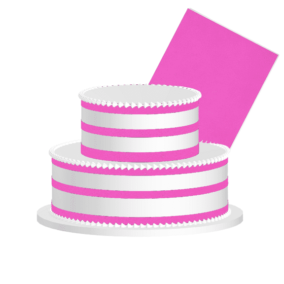 Hot Pink(Fuchsia) Edible Frosting Sheet Premium Icing Sheet for Cakes, Cupcakes, Cookies & Dessert Decorating