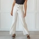 thumbnail image 2 of Pantalones de lino y algodón para mujer, pantalón largo de cintura alta, holgado, informal, de pierna ancha, novedad de verano, 2023, 2 of 4