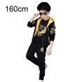 thumbnail image 3 of Minnieouse 3 unids/set fiesta banquete viaje niños abrigo camiseta pantalones poliéster cremallera chaqueta pulóver ropa Kit regalo de conjuntos de ropa Negro 160cm, 3 of 6