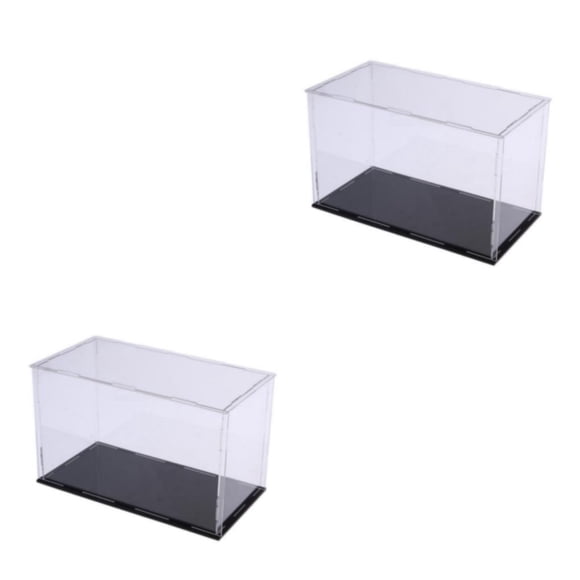 Bewildely Acrylic Toy Display Show Case Dustproof Case Box Large Protection Type3 NO3