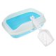 thumbnail image 5 of unbranded Portable Cat Litter Box Sky Blue Semi Enclosed for Home and Travel Use, 5 of 7