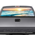 thumbnail image 1 of IT'S A SKIN Truck Window Decals, Rear Window Decals for Trucks. Perforated Vinyl Wrap for Back Rear Windows. Universal Fits with or Without Sliders - Beach Sunset Coast, 1 of 4
